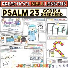 the bible lesson for children to learn how to read and write