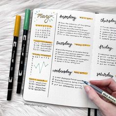 Bullet Journal Weekly Layout, Bullet Journal Minimalist, Bullet Journal 2020, Bullet Journal Weekly, Bullet Journal Weekly Spread, Journal Spreads, Bullet Journal Mood, Bullet Journal Aesthetic, Bullet Journal Notebook