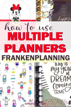 how to use multiple planner pages in your homeschool or classroom - click on the image below