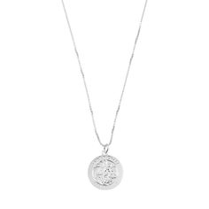 The Saint Michael Single Medal NecklaceMetal: Available in Multiple Metal OptionsSaint Michael Pendant: 3/4" Chain: 18" Box ChainDiscounted Items Are *Final Sale* Sterling Silver Box Chain Necklace For Wedding, Spiritual White Gold Necklace, Box Chain Necklace With Round Pendant For Anniversary, Anniversary Necklace With Box Chain And Round Pendant, Silver Spiritual Medallion Necklace, Silver Spiritual Medallion Necklace Tarnish Resistant, Spiritual Silver Medallion Necklace Tarnish Resistant, Spiritual Silver Medallion Necklace, Amulet Pendant Necklace With Box Chain