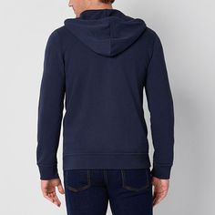 Whether you have a travel day or are out for your daily walk, move comfortably in mutual weave's men's long-sleeve zip hoodie. This hooded sweatshirt is made from soft cotton french-terry with recycled fabric and is cut for a regular-fit with side slip pockets. Complete your casual look with joggers and a tee.Features: HoodedClosure Type: ZipperFit: Regular FitNeckline: Hooded NeckPockets: 2 Front Slip PocketsSleeve Length: Long SleeveFiber Content: 55% Cotton, 45% Recycled PolyesterFabric Descr Daily Walk, Zipper Hoodie, Recycled Fabric, Hooded Sweatshirt, Zip Hoodie, French Terry, Mens Long Sleeve, Casual Looks, Hooded Sweatshirts