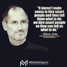 steve jobs quote with black and white photo