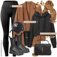 Amazon Boots, Amazon Leggings, 2022 Outfits, Look Legging, Winter Styles, Looks Black, Fall Clothes