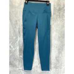 Apana Women's Atlantic Teal Rebound High-Waist Pull-On Active Leggings Sz S Elastic Waist Slip-On Style Solid 7/8ths Length 88% Polyester, 12% Spandex Machine Wash Cold Tumble Dry Low Imported This Is A New With Tags/Box Item. Please Refer To Images. Approx. Measurements: * Waist: 13" * Inseam: 25" * Length: 34" * Hip: 15" Retail Price: $38.00 Printed Yoga Leggings, White Leggings, Ankle Leggings, Blue Leggings, Active Leggings, Pocket Leggings, Grey Leggings, Athletic Leggings, Active Wear Leggings