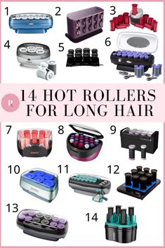 Best Rollers For Long Hair, Hot Rollers Long Hair, Hair Hot Rollers, Hot Roller Curls Long Hair, Best Curlers For Long Hair, Best Hair Rollers For Volume, Heated Curlers Hot Rollers, How To Use Hot Rollers, Hot Rollers For Long Hair