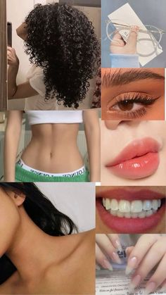 Latina Body Reference, Desired Body Ideas Aesthetic, Dream Body Visualization Board, Desired Face Ideas, Classy Curly Hairstyles, The Idol, Pretty Skin Care, Beauty Goals, Pretty Skin