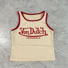 Von Dutch Originals Vintage Tank Y2k Ribbed 2000s Style, Aesthetic Girl *Brand New* (Sample Used In Photo) For Slim & Petite Women Only Mesurements: Small: Bust:12in / Shoulder: 8in / Waist: 12in / Length: 16in Medium: Bust:13in / Shoulder: 8in / Waist: 13in / Length: 16in Large: Bust:14in / Shoulder: 8in / Waist: 14in / Length: 16in #Croptops #Vondutch #Y2k #Grunge #Tanktop #Tanks Cami 2000s Style Aesthetic, Baby Tank, 2000s Style, Tie Dye Crop Top, Vintage Tank, Von Dutch, Style Aesthetic, Petite Women, 2000s Fashion