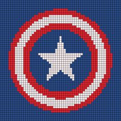 a cross stitch pattern with a star in the center