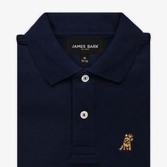 Essential style for the kids, our regular polo is made with the finest Pima Cotton for a fresh an stylish for an everyday look. Made in Peru100% CottonEmbroidered James Bark Logo Navy Polo Shirt, Border Embroidery, Polo Shirt White, Cute Comfy, Navy Gold, Cotton Polo, Navy Color, Navy White, Luxury Fabrics