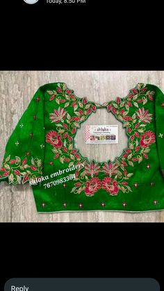 Floral Embroidery Blouse Designs, Computer Embroidery Work Blouse Designs Latest, Computerized Embroidery Blouse Designs, Computer Work Blouse Designs Latest Simple, Latest Computer Embroidery Design Blouses, Computer Work Blouse Designs Latest, Computer Embroidery Design Blouses, Machine Embroidery Designs For Blouse, Magam Works