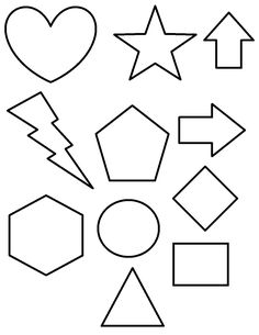 some shapes that can be used to make an origami shape for the child's room