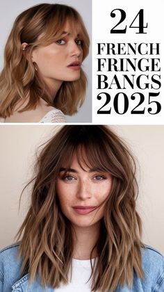 Looking for a fresh and timeless look in 2025? Discover French fringe bangs – the perfect blend of chic and effortless. From soft layers to full fringe, this style suits every face shape and hair type. Save these trendy bangs ideas for your next salon visit and stay ahead in 2025 hair trends. ✂️✨
#FrenchFringeBangs #Haircuts2025 #BangsInspiration #HairTrends #FrenchStyle #ChicHair Trendy Bangs, Bangs Ideas, Full Fringe