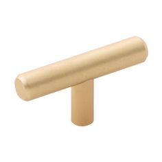 Bar Pulls Collection 1/2 in. Royal Brass Cabinet T Knob - Super Arbor Mid Century Modern Cabinets, Modern Cabinet Knobs, Brass Cabinet Knob, Modern Hardware, Contemporary Cabinets, Contemporary Bar, Kitchen Cabinet Knobs, Champagne Bronze, Modern Cabinets