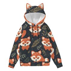 Get cozy and adorable with our cute hoodie with Ear! Featuring red fox design. This unique and charming design adds a playful touch to your outfit while keeping you warm and comfortable. Embrace your inner cuteness with this must-have hoodie. Details ✔️ Design Exclusively available online @ CarnivoreQueen - not sold in stores ✔️ Comes in Sizes S- 5XL *Fabric: Scuba(95% polyester and 5% spandex) *Regular fit *Long sleeve, decorative ears, kangaroo pocket *Fabric weight: 230g/m² 👍Notice: a variety of factors may cause slight differences between the actual product and the mock-up, including but not limited to colors and precision of elements position. 🧼Care instructions Machine wash and tumble dry low;  do not bleach, iron, or dry clean. 📦 Return Policies We take pride in the quality of ou Hoodie With Ears, Pattern Hoodie, Switch Games, Fox Ears, Fox Pattern, Cute Hoodie, Fox Design, Super Cute Dresses, Red Fox