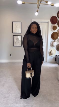 Black Outfit Black Women, All Black Outfit Black Women, Winter Dressy Outfits, Outfit Black Women, Casual Work Outfits Women, Urban Fashion Women, Queen Fashion, American Casual, Effortlessly Chic Outfits