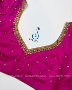 Blouse Designs Work Latest, Ariwork Blouse Design Latest, Pink Blouse Aari Work Design, Magam Work Blouses Latest Simple, Pink Aari Work Blouse Designs, Simple Aari Designs For Blouse, Grand Aari Work Blouse Design, Pink Blouse Design, Aari Work Blouse Designs