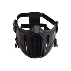 Black Mask Techwear Techwear Mask, Techwear Accessories, Techwear Shoes, Black Techwear, Techwear Fashion, Half Mask, Half Face Mask, Tactical Clothing, Cool Masks