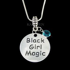 Black Girl Magic Necklace, Strong Black Women Beautiful Girls Keychain Christmas 10th 11th 12th 13th 14th 15th 16th 17th 18th Birthday Gifts Purple Statement Necklace, Magic Necklace, Magic Charms, Girls Keychain, 18th Birthday Gifts, Filigree Pendant