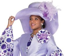 Elite Champagne H6024 lilac purple hat Church Lady Hats, Fur Dress, Women Church, Church Hat, Types Of Hats, Church Suits, Elegant Hats, Church Hats, Love Hat