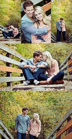 two people are sitting on a wooden bench