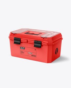 Plastic Tool Box Mockup