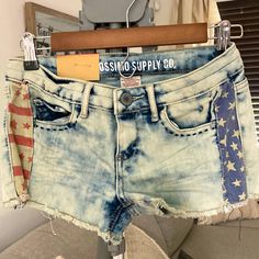 Mossimo Supply Co Shorts Size 3 - Has A Little Stretch Nwt Low Rise Reasonable Offers Accepted Casual Cotton Bottoms With Flag Print, Casual Flag Print Jean Shorts For Spring, Trendy Spring Bottoms With Flag Print, Blue Shorts With Flag Print For Summer, Blue Bottoms For 4th Of July, Short Length, Blue Short Length Bottoms For 4th Of July, Summer Cotton Shorts With Flag Print, Casual Short Bottoms With Flag Print, Cotton Shorts With Flag Print For Summer