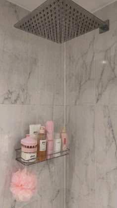 Cute Aesthetic Bathroom Ideas, Shower Astethic, Pink Shower Aesthetic, Everything Shower Aesthetic, Aesthetic Shower, Shower Aesthetic, Girly Bathroom, Bath Aesthetic, Pink Lifestyle