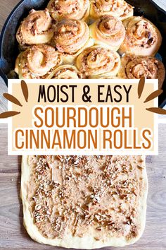 Enjoy a delightful breakfast with my Easy Sourdough Cinnamon Rolls! This homemade sourdough cinnamon roll recipe combines the tang of sourdough starter with the sweet, spicy warmth of cinnamon, perfect for a comforting morning treat. You can even prepare them as overnight sourdough cinnamon rolls to save time in the morning. Soft, fluffy, and irresistible, these cinnamon rolls are sure to be a hit at any breakfast table. Click for the full recipe and treat yourself to the perfect start to your day! Easy Sourdough Cinnamon Rolls, Cinnamon Rolls With Pecans, Sourdough Cinnamon Buns, Sourdough Cinnamon Roll, Cinnamon Rolls Without Yeast, Overnight Sourdough, Sourdough Cinnamon Rolls