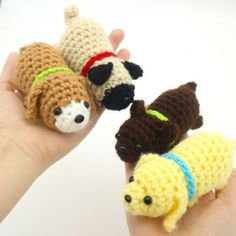 No-Sew Scrap Dog Amigurumi - Free Crochet Pattern - StringyDingDing