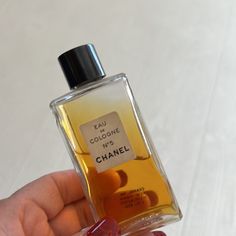 About 3/4 Full Vintage Chanel 5 Perfume, Chanel 5, Chanel No 5, Size 2, Chanel, Gold, Color, Eau De Cologne