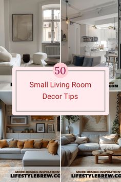 the small living room decor tips are easy to do and can't be missed