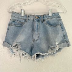 Distressed Denim Jean Shorts Size: 27 Waist: 29” Color: Denim Blue Brand: Forever21 Condition: Never Worn! Details: Distressed Detailing Season: Summer Bundle With Other Item(S) For A 15% Discount! Thanks For Shopping My Closet! Cheap Forever 21 Summer Shorts, Denim Jean Shorts, Distressed Denim Jeans, Denim Jean, Denim Blue, Distressed Denim, Jean Shorts, Blue Denim, Denim Jeans