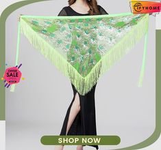 Belly Dance Hip Scarf Tassel Unisex Performance Daily Wear Tulle Belly Dance Hip Scarf, Hip Scarf, Tassel Skirt, Dance Gymnastics, Rave Costumes, Neckwear Women, Hip Scarves, Dance Accessories, Belly Dance Costume