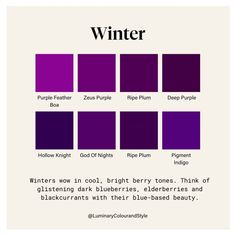 Deep Soft Winter Color Palettes, Cool Deep Winter Palette, Deep Winter Purple, Deep Winter Color Palette Black Women, Deep Winter Office Outfit, True Winter Neutrals, Sultry Winter House Of Colour, House Of Color Winter, Clear Winter Color Palette