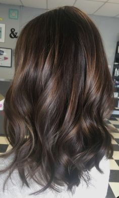 Highlits Hair Brown, Chocolate Low Lights Hair Brunettes, Low Light Hair Color Brown, Low Lights For Brown Hair Medium Length, Short Brown Hair With Lowlights, Low Maintenance Brown Hair Color, Dark Low Lights For Brown Hair, Dark Brown Hair With Babylights, Chocolate Glaze Hair