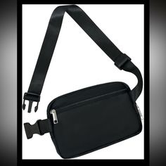 Mini Fanny Pack Black Belt Bag For Women And Men, Cross Body Fanny Pack With Adjustable Strap, Waterproof Small Fanny Packs For Workout, Running, Traveling Hiking [Details Redefine Quality]--The Fabric Of The Belt Bag Has Been Fully Upgraded And Optimized With Waterproof And Wear-Resistant Nylon Fabric, Which Makes The Black Belt Bag More Waterproof And Durable. The Zipper Of The Black Fanny Pack Has A Smooth Design That Is Not Easy To Snag, Making It Easy For You To Use It Over And Over Again, Black Pouch Chest Bag With Anti-theft Pocket, Black Anti-theft Pouch Chest Bag, Black Chest Bag Pouch With Anti-theft Pocket, Black Chest Bag With Anti-theft Pocket, Multifunctional Black Travel Accessories With Anti-theft Pocket, Trendy Black Chest Bag For Outdoor, Black Practical Travel Accessories With Zipper, Black Practical Travel Accessories With Zipper Closure, Functional Black Travel Accessories With Anti-theft Pocket