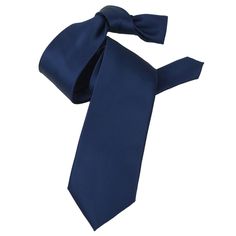 Vintage styling and rich color make this attractive, modern-width tie perfect for weddings, formal events, and special occasions. Handmade 100% Micro-Fiber Dry-Clean Only 3.5 Inches Wide 58 Inches Long Handkerchief Included Formal Tie, Navy Blue Tie, Formal Accessories, Vintage Styling, Tie Design, Blue Tie, Blue Ties, Blue Satin, Concert Outfit