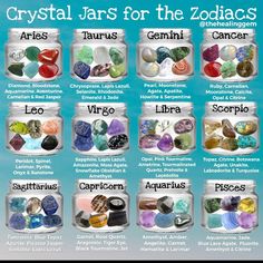 Crystal Substitutions, Crystal Jars, Aquarius And Sagittarius, Witch Spell Book, Crystals Healing Properties, Crystal Therapy