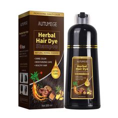 PRICES MAY VARY. Instant Hair Dye Shampoo:No need to mix in advance and hassle-free to dye hair at home, super easy and quick to apply. Wear the gloves in the package, apply brown hair dye shampoo on DYR hair, rub it evenly for 5-10 minutes,and hold it on for 15-20 minutes, then rinse. You can have natural light brown hair immediately. MUST READ - Light brown color shampoo is NOT designed to cover gray hair. If you need 100% gray hair coverage, please make sure to choose Black or Dark Brown.Plea Natural Light Brown Hair, Hair Coloring Shampoo, Dark Brown Hair Dye, Herbal Hair Dye, Shampoo For Gray Hair, Hair Dye Shampoo, Grey Hair Coverage, Shampoo Ingredients, Black Hair Dye