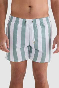 The Portsea Sage Swim Shorts are the perfect addition to your summer wardrobe. Made from 100% Recycled Polyester, these mid-length shorts are quick-drying and lightweight. The elastic waistband with drawstring provides an adjustable fit, while internal fine mesh briefs provide extra comfort. Pair with one of our Box Logo T Shirts for the perfect summer look. Quick drying, mid-length swim shorts 100% Recycled Polyester Internal fine mesh briefs Elastic waistband with drawstring Two side pockets with rear button up pocket Designed in Australia. Made in China Pink Swim, Logo T Shirts, Mid Length Shorts, Logo T, Box Logo, Summer Look, Perfect Summer, Swim Shorts, Summer Wardrobe