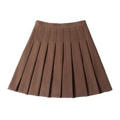 cutiekill-winter-warm-44-47cm-high-waisted-a-line-pleated-skirt-c00851 Medium Brown Skirt, Skirt Outfits Brown, Pleated Brown Skirt, Brown Tennis Skirt, Dark Academia Skirt, Mini Skirt Aesthetic, Skirt In Winter, Warm Skirt, Brown Pleated Skirt