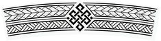 a black and white image of a pattern on the side of a headdress