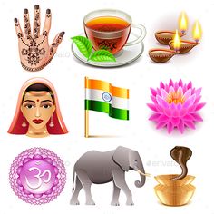 Happy Independence Day Indian, Around The World Theme, Hindu Symbols, Happy Independence Day India, Preschool Tracing, Independence Day India, India Flag, Holiday Icon, Flag Icon