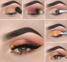 Eyeshadow Drawing, Makeup Concert, Makeup Pictorial, Makeup Tutorial Eyeshadow, Power Of Makeup, Make Up Videos