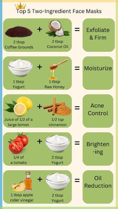 Easy and quick to make, these masks cater to diffe Mask For Oily Skin, Mask For Dry Skin, Skin Face Mask, Clear Healthy Skin, Diy Skin Care Routine, At Home Face Mask, Diy Skin Care Recipes, Face Mask Recipe, Perfect Skin Care Routine