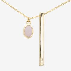 Included: 1 Necklace(s)Features: Adjustable, In A Gift Box, Personalized, Nickel FreeJewelry Closure: Lobster ClaspLink Construction: SemisolidShape: BarStone Cut: OvalStone Millimeter Measurement: 8 Mm Width, 6 Mm LengthMetal Color: Gold ToneChain Length: 16 InchChain Width: 1.2 MillimetersExtender Length: 2 InchPendant Length: 40.5mmPendant Width: 3mmChain Construction: LinkCare: Wipe CleanStone Type: 1 Crystal, 1 Cubic ZirconiaBirthstone: October BirthstoneMetal: 14k Gold Over BrassNecklace T Elegant Rectangular Bar Necklace As Gift, Elegant Rectangular Bar Necklace For Gift, Elegant Rose Gold Bar Necklace For Gift, Elegant Rose Gold Bar Necklace Gift, Elegant Rectangular Bar Necklace Gift, Dainty Rectangular Bar Necklace As Gift, Elegant Rectangular Pendant Necklace For Mother's Day, Elegant Gold Bar Necklace For Mother's Day, Elegant Charm Necklace For Mother's Day