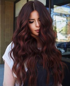 Reddish Brown Hair Color, Red Brown Hair Color, Unnatural Hair Color, Red Balayage Hair, Reddish Brown Hair, Chestnut Hair Color, Dark Red Hair, Red Brown Hair