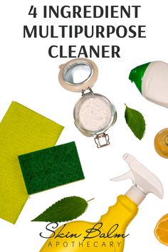 the four ingredients to use for multipurpose cleaner