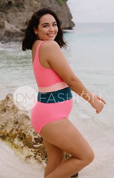 A fun and sporty swim top that is supportive and loves movement! This Exclusive Design includes our signature full bra support, a cut V-back, color blocking to minimize your figure and comfortable straps for a perfect fit! A comfortable and flattering fit with structured support designed for all body shapes! This Midkini supports up to a DDD bust! Product Fit + Details: Fully lined Color block ribbed Full bra support - AA-DD cup sizes Available in Junior's and Women's lengths Comfortable straps Full Bra, Midkini Tops, Sporty Swim, Dd Cup, Support Design, Support Bras, Swim Top, Body Shapes, Exclusive Designs