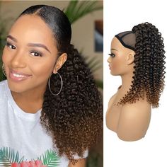 Braids 2023, Natural Hair Ponytail, Hair Pony, Ponytail Hair Piece, Hairpieces For Women, Curly Ponytail